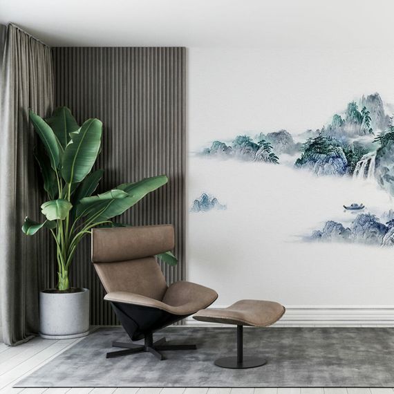 Плінтус РР самоклеючий білий з сірою смужкою 2300*140*4мм (D) SW-00001809 | Зображення 5