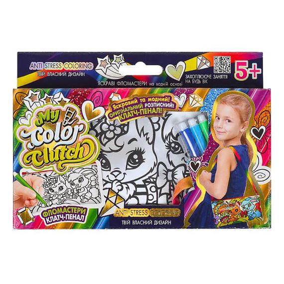 Набір для творчості "My Color Clutch" CCL-02-01U...06U з фломастерами Вид 6