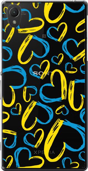 Чехол на Sony Xperia Z2 D6502/D6503 Сердца UA "5292u-43-17620"