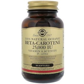Вітамін A Solgar Oceanic Beta-Carotene 25,000 IU 90 Softgels