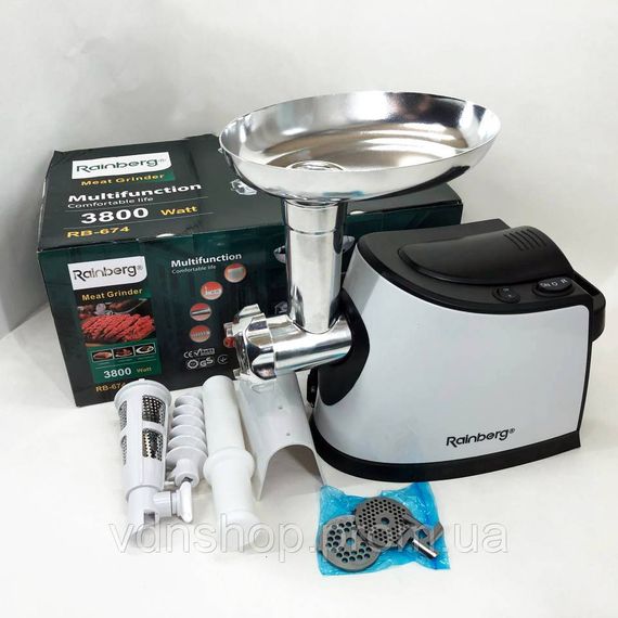 Потужні м'ясорубки побутові, Побутова м'ясорубка для фаршу, Електром'ясорубка для шинковки кухня CS-83 | Зображення 1