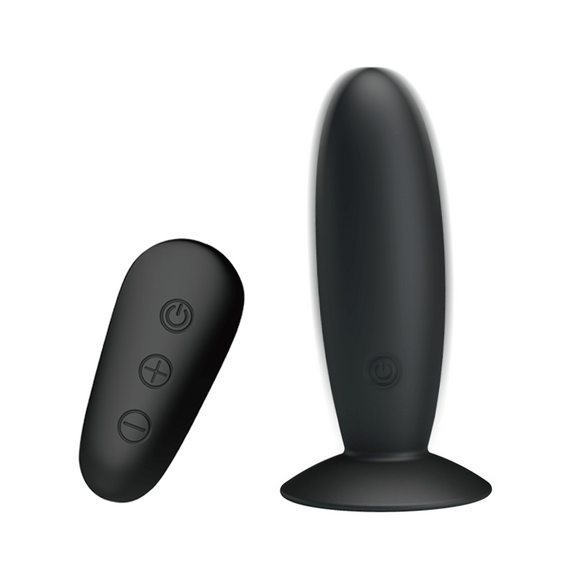 Анальна пробка з вібрацією MR Play Super Rower Remote Control Vibrating Anal Plug, чорна | Зображення 5