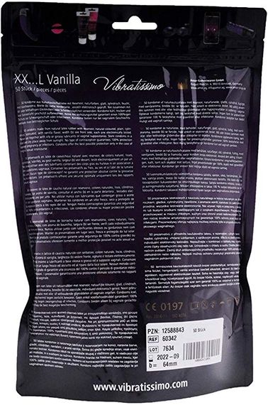 Презервативи - Vibratissimo XX ... L Fruit Color, 64 мм, 50 шт. | Зображення 1