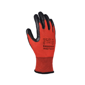 Рукавички 4193 трикотаж латексне покриття неповний облив р.10(XL) червоний EXTRAGRAB ДКГ