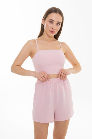 Шорты 4Profi жатка-креп пудровые размер S 26783 | Зображення 3