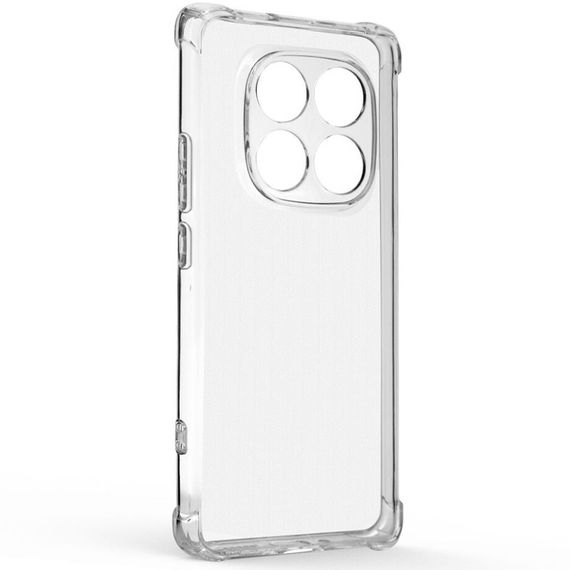 TPU чехол GETMAN Ease logo усиленные углы Full Camera для Xiaomi Poco X7 Бесцветный (прозрачный) | Зображення 1