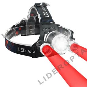 Налобний ліхтар з червоним світлом Police 3000-T6+2XPE (47472-3000_184)