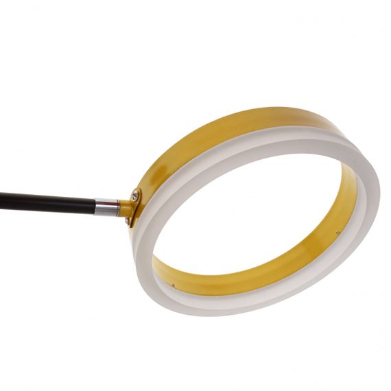 Светильник потолочный подвесной BR-01 630C/6 LED 72W WW+NW+CW BK/G | Зображення 1