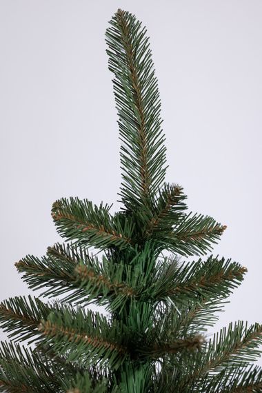 Штучна ялинка «Різдвяна ніч» 2,2 м – преміум-якість, реалістична зелена ялинка з ПВХ на підставці | Зображення 7