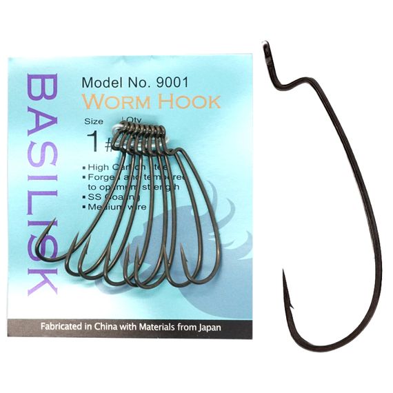 Офсетний гачок BKK Basilisk #4/0 (A-EW-9114) Гачок для риболовлі | Зображення 1