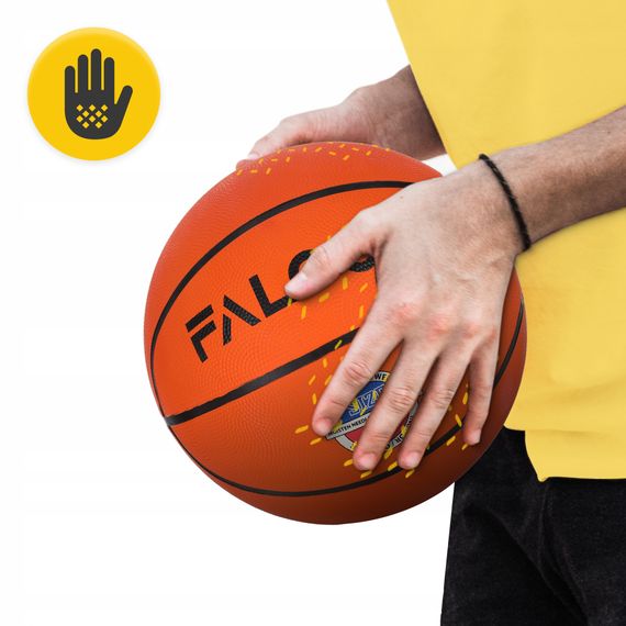 М'яч баскетбольний Falcon Classic Orange Size 7 (P-5905973404242) | Зображення 4