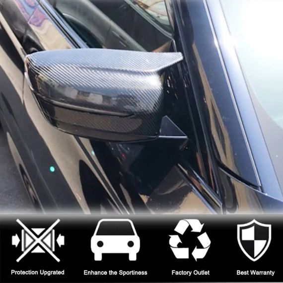 Кришки дзеркал M-Look V2 (Карбон) для BMW 7 серія G11/G12 2015-2022 рр | Зображення 2