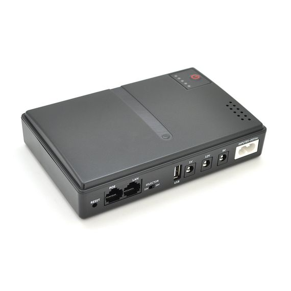 ИБП UPS-18W DC1018P YT45454 для роутеров/коммутаторов/PON/POE-430.5//9/12V, 1A