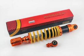 Амортизатор универсальный (+ переходник)   350mm, тюнинговый   (оранжево-желтый)   NDT