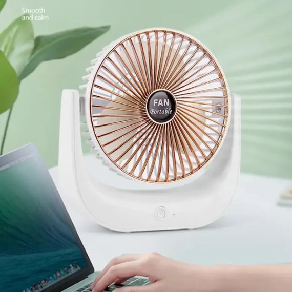 Портативный вентилятор настольный мини ручной Portable Fan AND LY-853 | Зображення 3