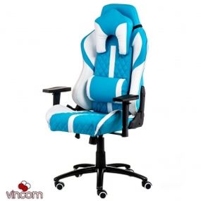 Кресло геймерское Special4You ExtremeRace light bluewhite (E6064)