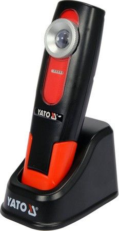 Лихтар переносний диодний YATO; живл. вид Li-Ion акумулят. 3,7 V 2600 mAH, 5 Вт, 390-405 nm YT-08500