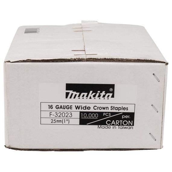 Скоби для степлера 25 х 25 мм 16GA Makita F-32023 (10000 шт) | Зображення 2