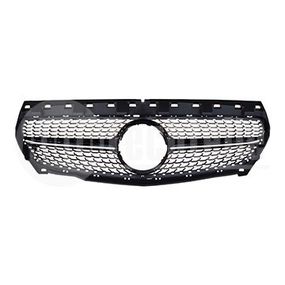 Решетка радиатора Mercedes Benz C117 13-16 (хром/чёрн.) Diamond, AutoTechteile, 130 8891, 130 8890