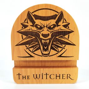 Підставка тримач для мобільного телефону, смартфона, планшета The Witcher Майстерня містера Томаса 12х10см