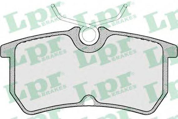 Колодка гальм. диск. FORD FIESTA, FOCUS задн. (вир-во LPR) LPR 05P697 на FORD FOCUS (DAW, DBW)