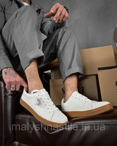 Мужские кроссовки white/ camel   ДЛ6282 | Зображення 3