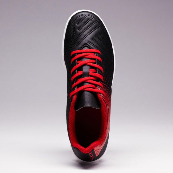 Дитячі футбольні бутси для гри на сухому покритті Agility 100 FG - Чорні/Білі - EU25 UA25 | Зображення 4