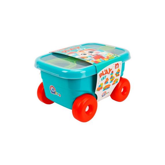 Дитячий конструктор "Візок" 1393TXK 50 деталей | Зображення 4