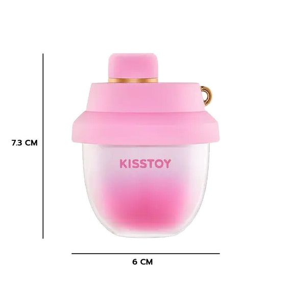 Вакуумний стимулятор-брелок KISSTOY Kiss Pods, 5 рівнів інтенсивності + Turbo-режим, 2 насадки | Зображення 2