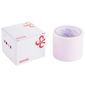 Скотч для бондажу LOCKINK SEVANDA Electrostatic Tape, блідо-рожева, 16 м Sex Aura