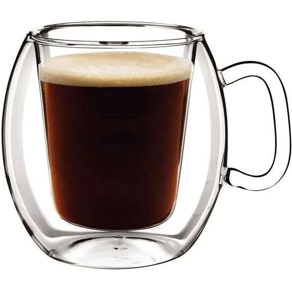 Кружка с двойными стенками Luigi Bormioli Thermic Glass A-10665-G-4102-AA-01 75 мл | Зображення 1
