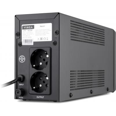 Пристрій безперебійного живлення Vinga LCD 800VA metal case (VPC-800M) | Зображення 1