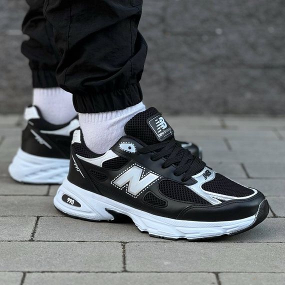 Кросівки New Balance весна/літо колір чорний, білий