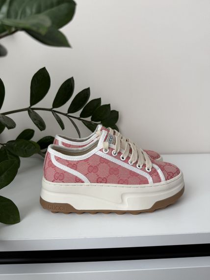 Кросівки жіночі рожеві New Gu4i  весна / осінь 2462 | Зображення 6