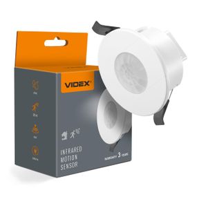 Датчик руху та освітленості VIDEX VL-SPR41W 220V 1200W інфрачервоний білий
