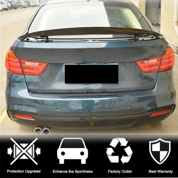 Спойлер V1 (для F34, Карбон) для BMW 3 серія F-30/31/34 2012-2019 рр | Зображення 2