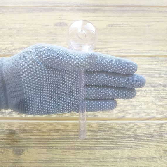 Стеклянная трубка Globe Long Oil Pink | Зображення 2