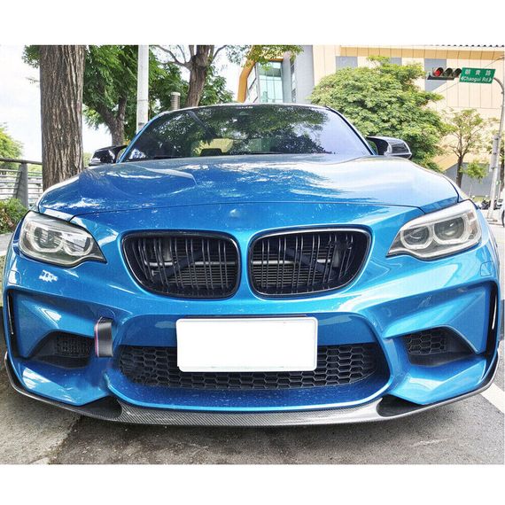 Накладка на передній бампер Карбон V7 (для F87) для BMW 2 серія F22/23 2014-2021 рр | Зображення 2