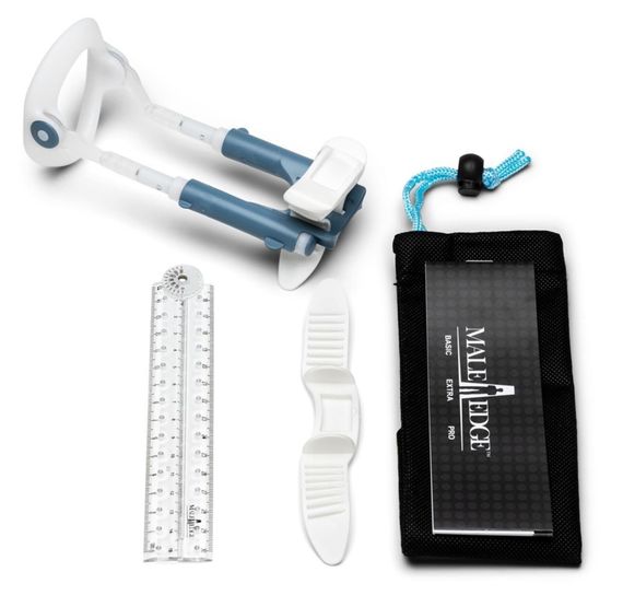 Екстендер для збільшення члена Male Edge Basic, ремінцевий, маса всього 65 г, міцний пластик | Зображення 2