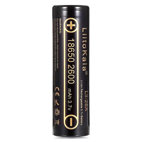 Аккумулятор 18650, LiitoKala Lii-26A, 2600mAh