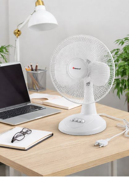 Вентилятор настольный  DOMOTEC MS-1626 White с автоповоротом 3 режима 40 Вт | Зображення 3