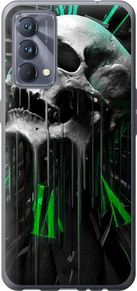 Чехол на Realme GT Master Череп-часы "4100u-2852-17620"