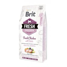 Корм Brit Fresh Chicken with Potato Puppy Healthy Growth с курицей и картофелем для щенят 2.5 кг