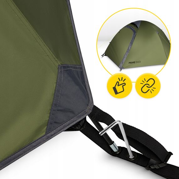 Намет туристичний Mountain Goat Prime Duo 2-місний Olive (P-5905973406567) | Зображення 8