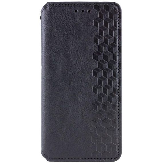 Шкіряний чохол-книжка GETMAN Cubic (PU) для Motorola Moto G56 5G Чорний