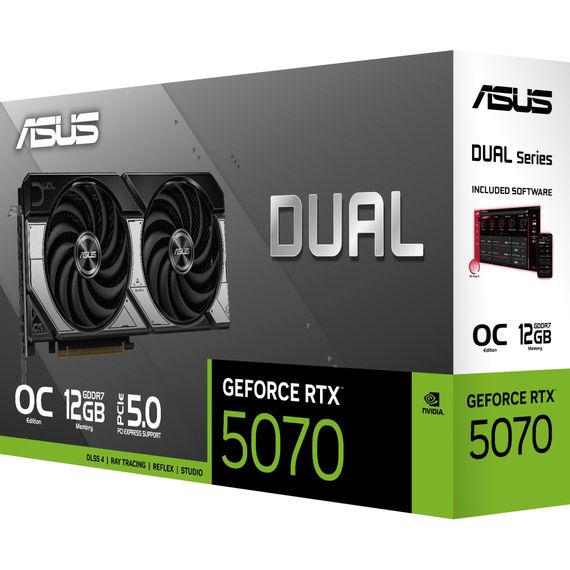 Відеокарта ASUS GeForce RTX5070 12Gb DUAL OC (DUAL-RTX5070-O12G) | Зображення 6