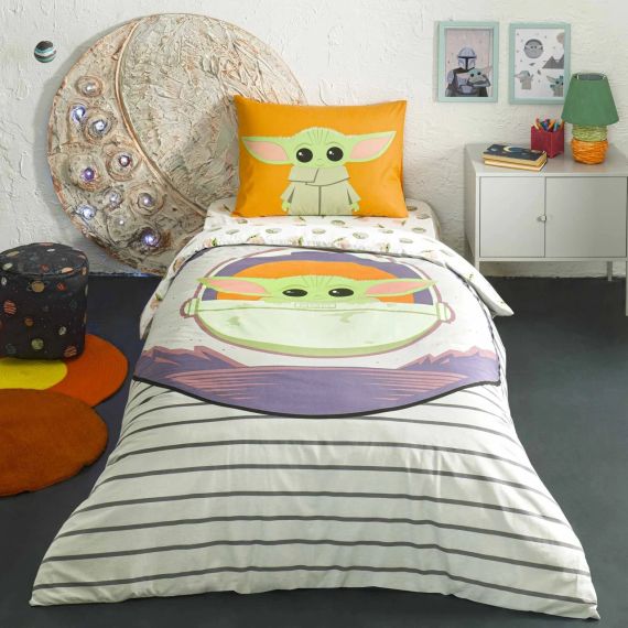 Постільна білизна TAC Disney 160×220 см Mandalorian Guard