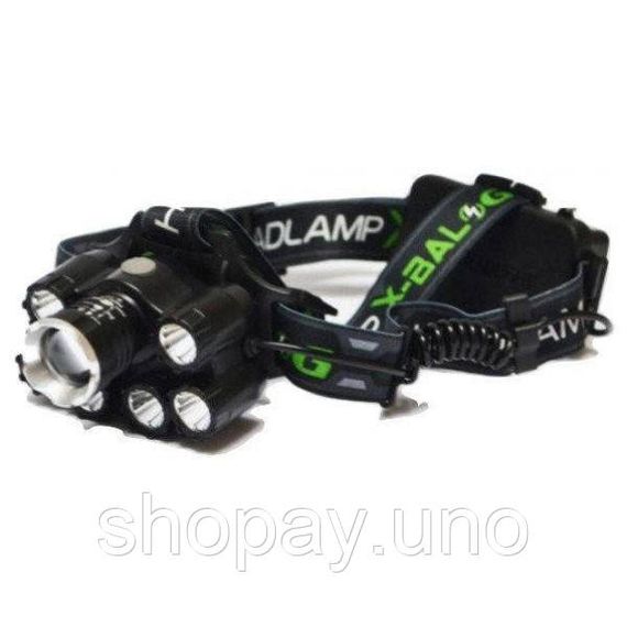 Led headlamp налобный фонарь Bailong, Фонарь на голову для зсу Мощный налобный для рыбалки YJ-94 | Зображення 3