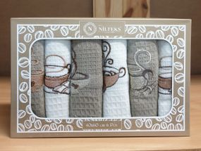 Набір рушників Nilteks 128339 Туреччина 60*40  Вафельное полотно