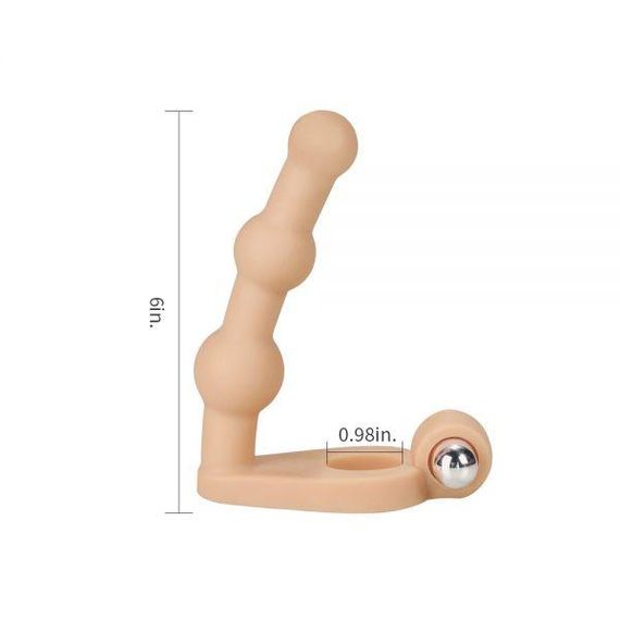 Насадка анальна The Ultra Soft Bead 6" Sex Aura | Зображення 1